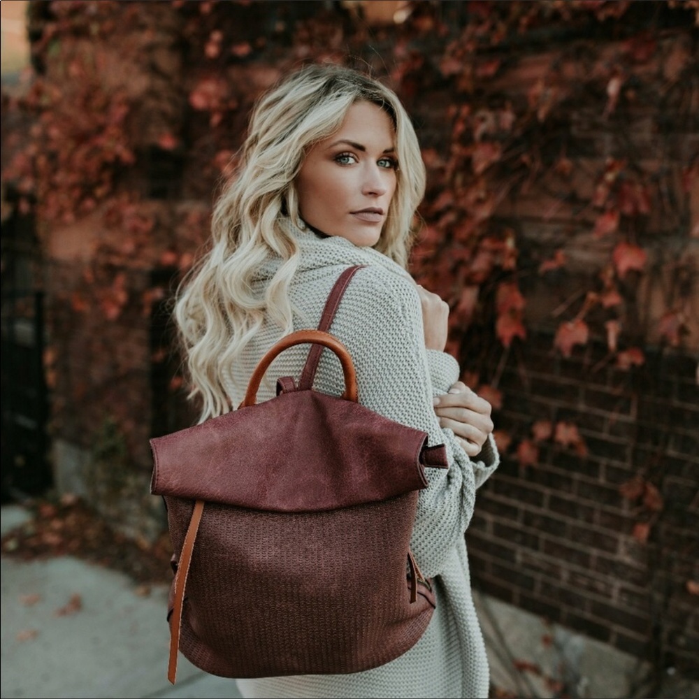 🌿 MUST HAVE 🌿 Vegan Leather Backpack NWT RESTOCK - Picture 2 of 8